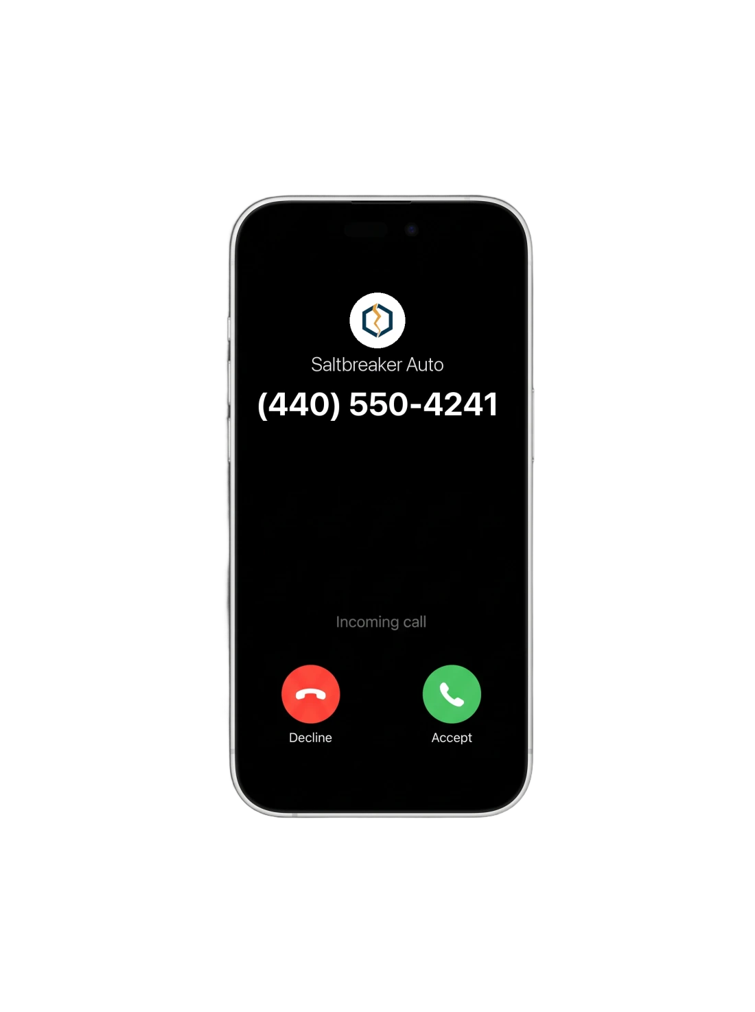 Incoming call from Saltbreaker Auto